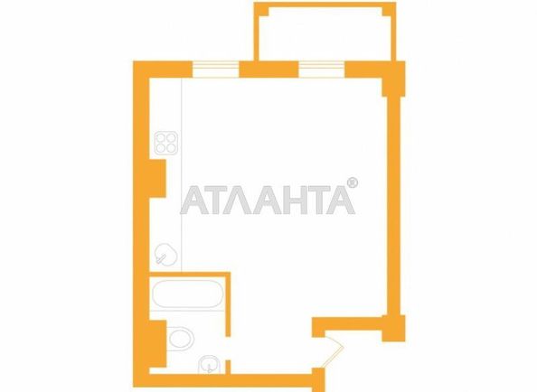 1-room apartment apartment by the address st. Mayskiy per (area 42,7 m2) - Atlanta.ua - photo 12