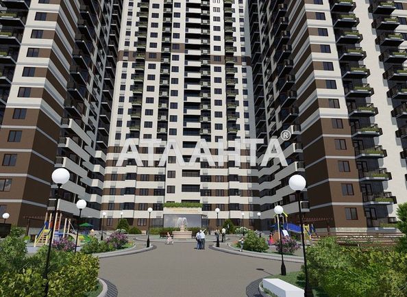 1-room apartment apartment by the address st. Srednefontanskaya (area 50,7 m2) - Atlanta.ua