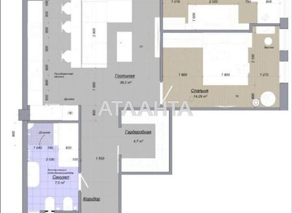 3-rooms apartment apartment by the address st. Genuezskaya (area 97,0 m2) - Atlanta.ua - photo 8