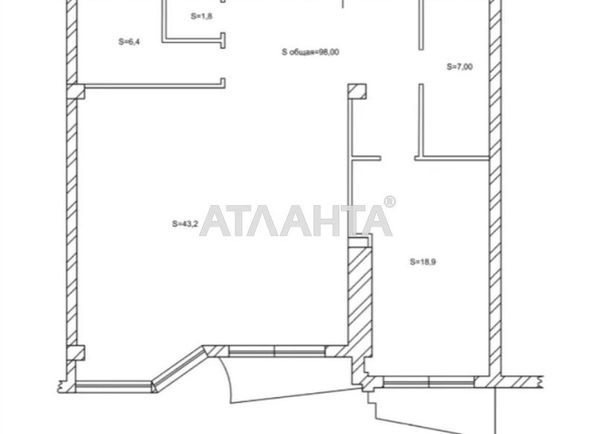 2-rooms apartment apartment by the address st. Devolanovskiy sp Vakulenchuka sp (area 98,0 m2) - Atlanta.ua - photo 6