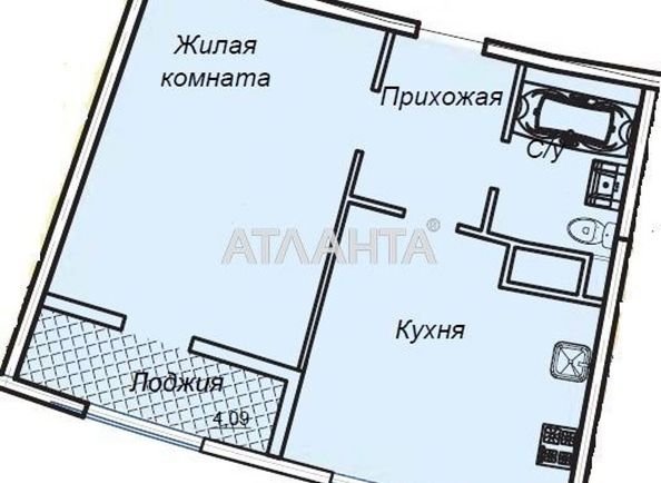 1-room apartment apartment by the address st. Genuezskaya (area 47,5 m2) - Atlanta.ua - photo 14