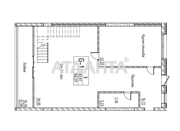 3-rooms apartment apartment by the address st. Repina (area 167,1 m2) - Atlanta.ua - photo 13