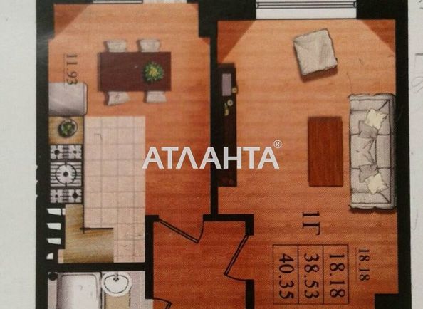 1-room apartment apartment by the address st. Nikolaevskaya (area 42,8 m2) - Atlanta.ua - photo 4