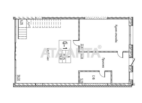 3-комнатная квартира по адресу ул. Репина (площадь 181,9 м²) - Atlanta.ua - фото 12