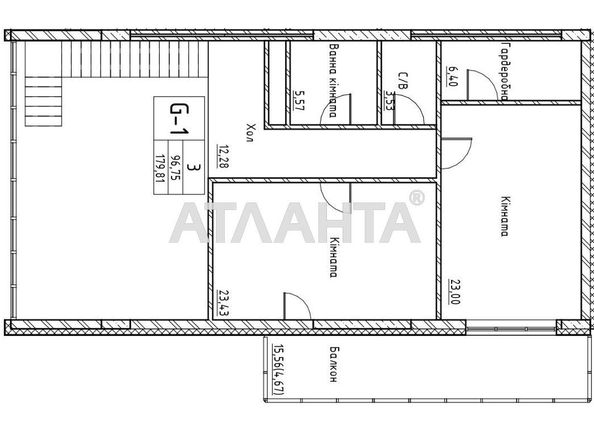 3-rooms apartment apartment by the address st. Repina (area 181,9 m2) - Atlanta.ua - photo 13