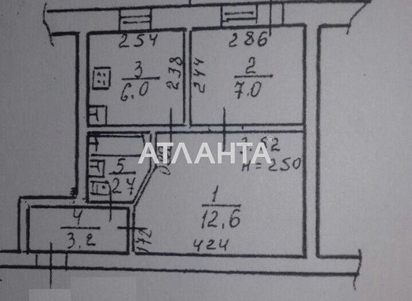 2-комнатная квартира по адресу ул. Сегедская (площадь 31,0 м2) - Atlanta.ua - фото 7