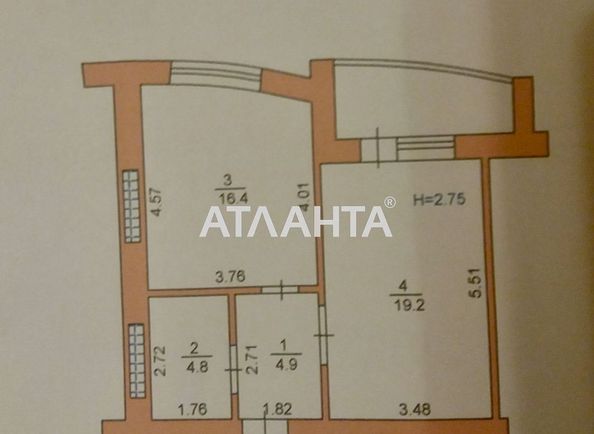 1-room apartment apartment by the address st. Parusnaya Geroev Stalingrada (area 52,5 m2) - Atlanta.ua - photo 14