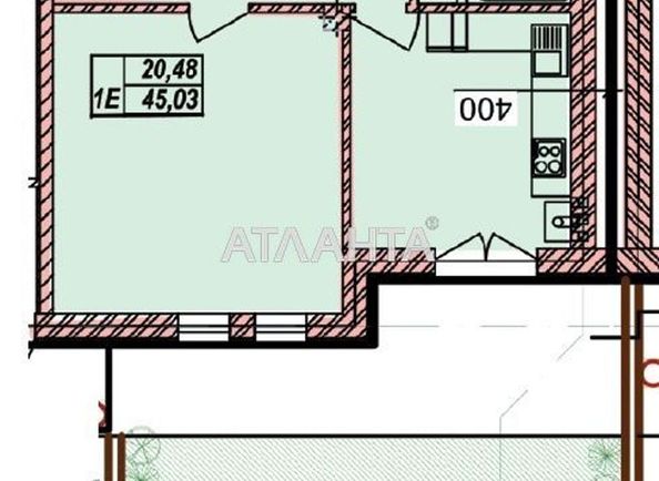 1-room apartment apartment by the address st. Mayskiy per (area 46,5 m2) - Atlanta.ua - photo 2