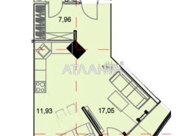 2-rooms apartment apartment by the address st. Gagarinskoe plato (area 43,0 m2) - Atlanta.ua - photo 5