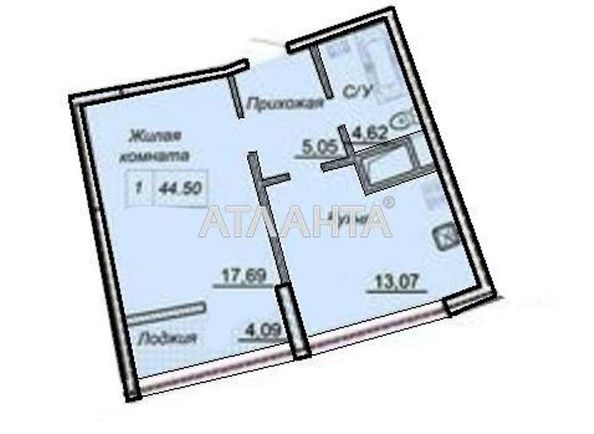 1-room apartment apartment by the address st. Kamanina (area 46,0 m2) - Atlanta.ua - photo 10