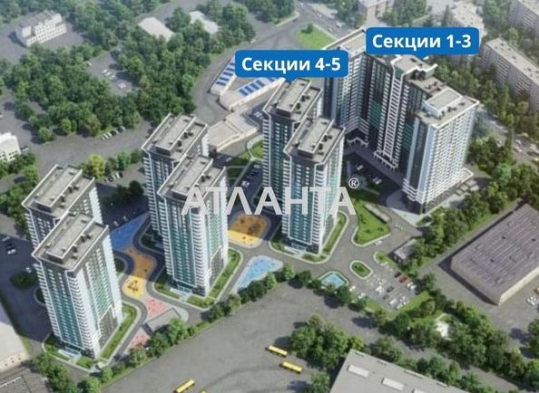 1-room apartment apartment by the address st. Varnenskaya (area 44,4 m2) - Atlanta.ua - photo 3