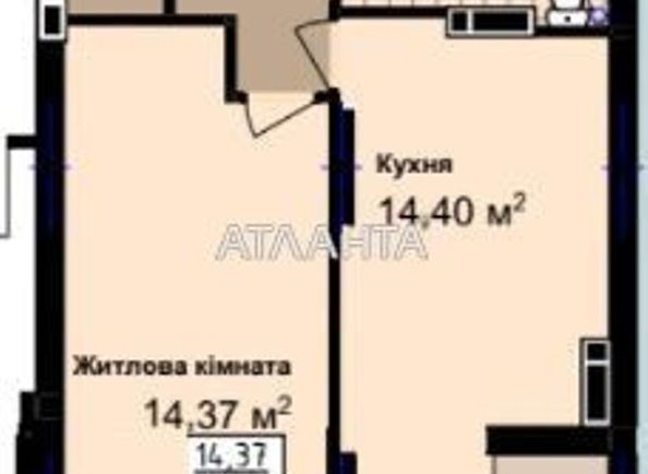 1-room apartment apartment by the address st. Sakharova (area 39,0 m2) - Atlanta.ua - photo 4
