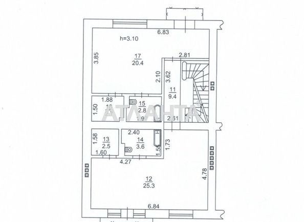 4+-rooms apartment apartment by the address st. Aleksandriyskiy per (area 216,7 m2) - Atlanta.ua - photo 20