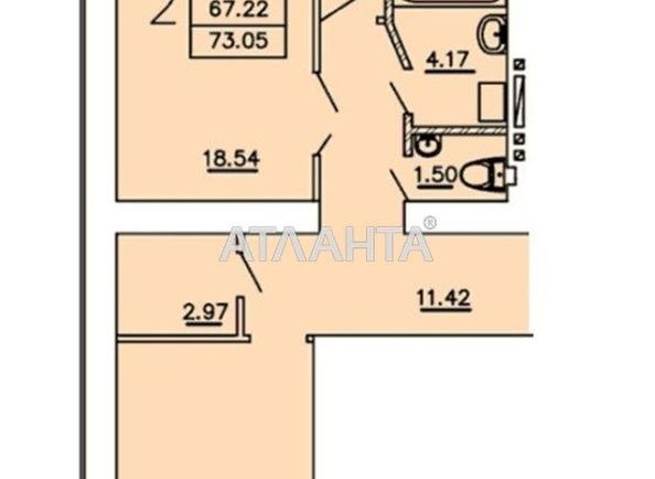 2-rooms apartment apartment by the address st. Dnepropetr dor Semena Paliya (area 74,0 m2) - Atlanta.ua - photo 4