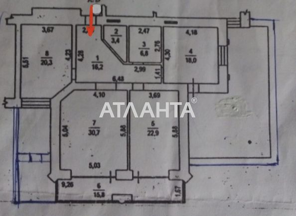 3-rooms apartment apartment by the address st. Dovzhenko (area 230,0 m2) - Atlanta.ua - photo 15