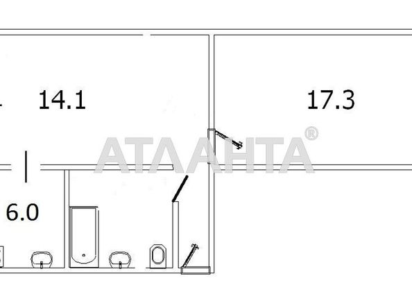 2-rooms apartment apartment by the address st. Petrova gen (area 47,0 m2) - Atlanta.ua - photo 8