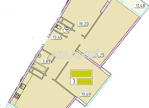 3-кімнатна квартира за адресою вул. Генуезька (площа 120,2 м²) - Atlanta.ua - фото 7