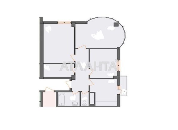 2-rooms apartment apartment by the address st. Zhemchuzhnaya (area 80,0 m2) - Atlanta.ua - photo 9