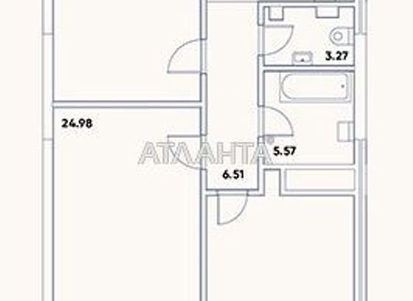 2-rooms apartment apartment by the address st. Repina (area 109,6 m2) - Atlanta.ua - photo 3