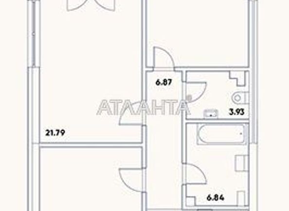 2-комнатная квартира по адресу ул. Репина (площадь 94,8 м2) - Atlanta.ua - фото 5
