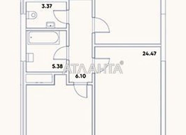 2-rooms apartment apartment by the address st. Repina (area 107,4 m2) - Atlanta.ua - photo 3