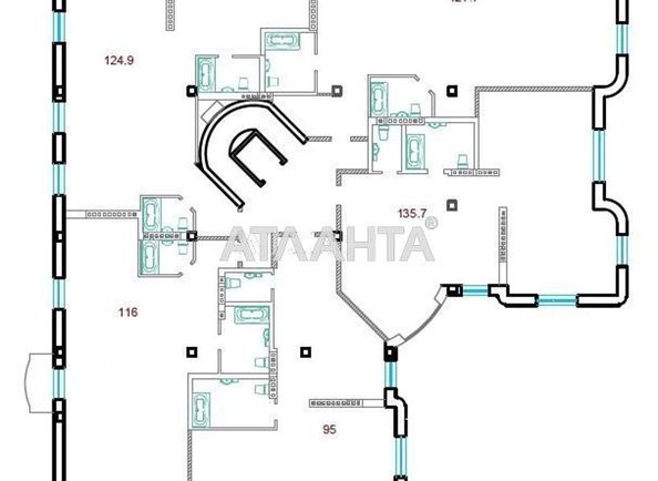2-rooms apartment apartment by the address st. Lvovskaya (area 116,0 m2) - Atlanta.ua - photo 3