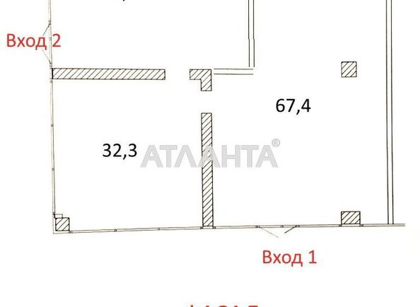 Коммерческая недвижимость по адресу Ванный пер. (площадь 147,0 м2) - Atlanta.ua - фото 3