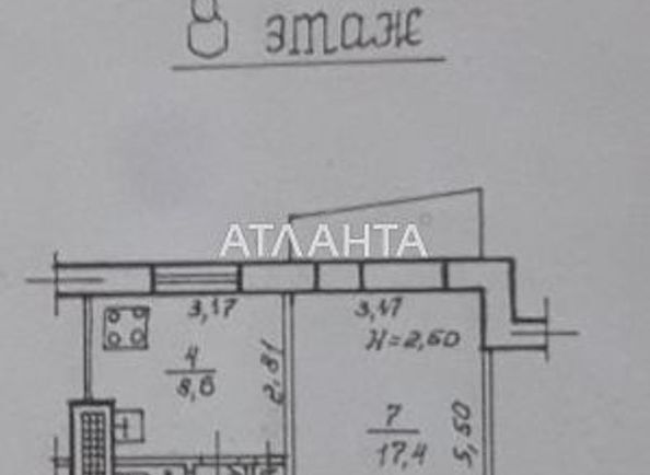 1-комнатная квартира по адресу Небесной Сотни пр. (площадь 34 м²) - Atlanta.ua - фото 6