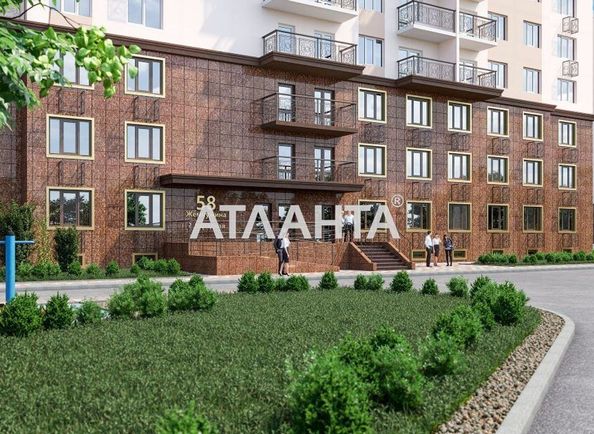 1-room apartment apartment by the address st. Zhemchuzhnaya (area 43,8 m2) - Atlanta.ua