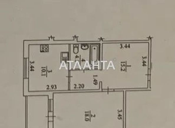 1-комнатная квартира по адресу просп. Науки (площадь 49,0 м2) - Atlanta.ua - фото 11