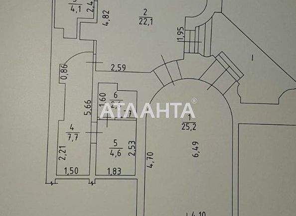 1-room apartment apartment by the address st. Pushkinskaya (area 69,4 m2) - Atlanta.ua - photo 4
