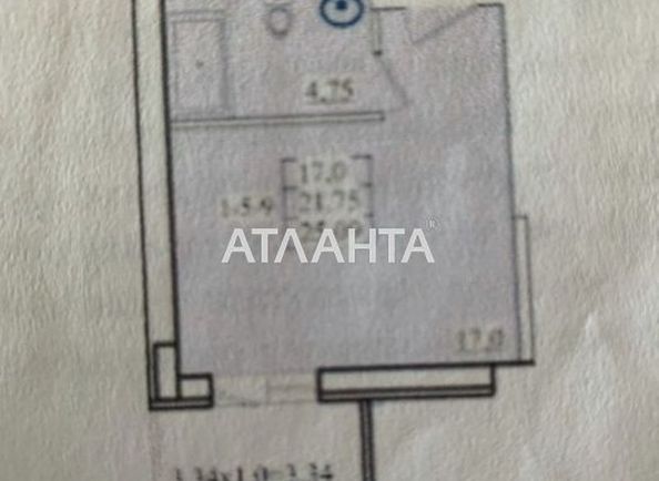 1-комнатная квартира по адресу Ванный пер. (площадь 25,1 м2) - Atlanta.ua - фото 5