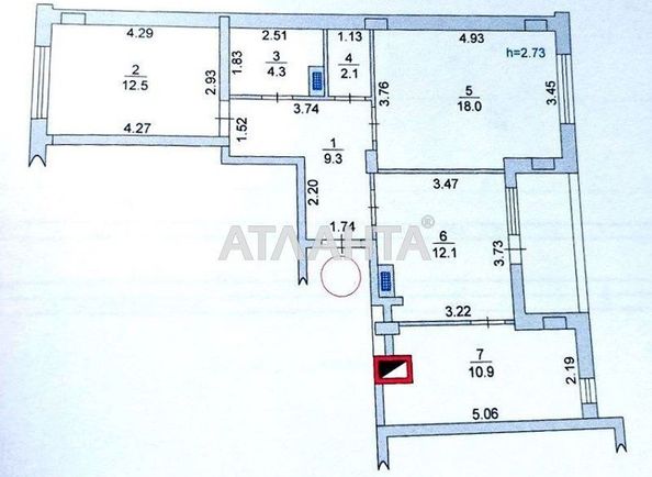 2-rooms apartment apartment by the address st. 1 maya (area 71,6 m2) - Atlanta.ua - photo 3