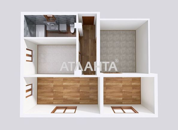 3-кімнатна квартира за адресою вул. Селищна (площа 60,2 м²) - Atlanta.ua - фото 12