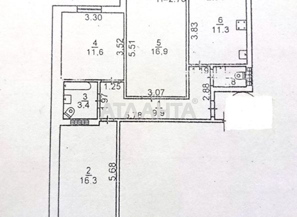 3-rooms apartment apartment by the address st. Svyatoslava Rikhtera Shchorsa (area 72,5 m2) - Atlanta.ua - photo 10