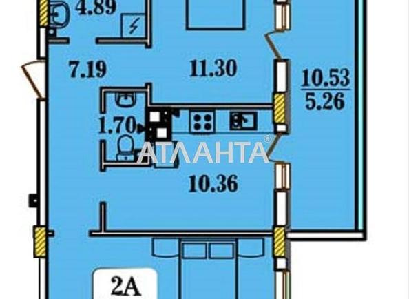 2-rooms apartment apartment by the address st. Stroitelnaya (area 59 m²) - Atlanta.ua - photo 2