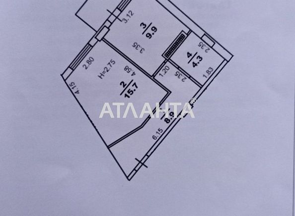 1-комнатная квартира по адресу Люстдорфская дор. (площадь 40,0 м2) - Atlanta.ua - фото 6
