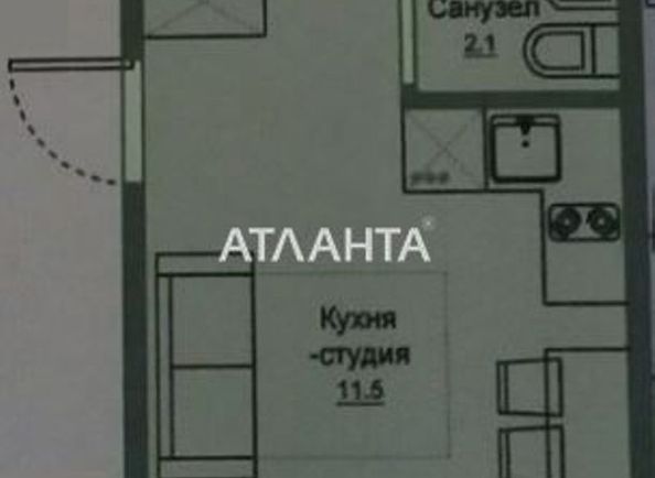 1-room apartment apartment by the address st. Stroitelnyy per (area 18,6 m2) - Atlanta.ua