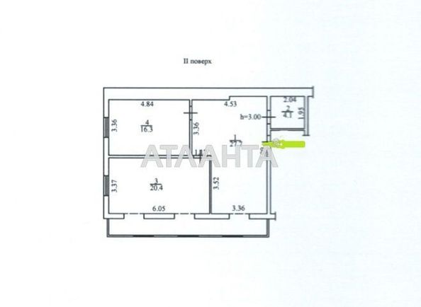 2-комнатная квартира по адресу ул. Гимназическая (площадь 78,3 м²) - Atlanta.ua - фото 2
