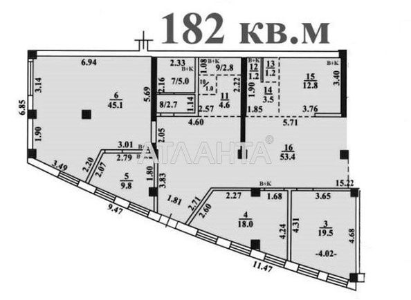 Коммерческая недвижимость по адресу ул. Педагогическая (площадь 182,0 м2) - Atlanta.ua