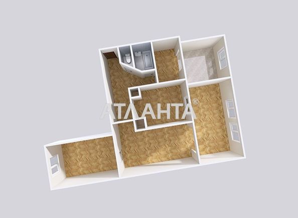 3-кімнатна квартира за адресою вул. Сортувальна 1-а (площа 83,6 м²) - Atlanta.ua - фото 19