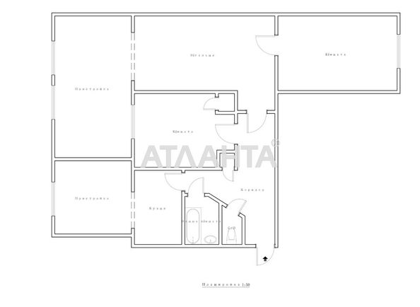 3-кімнатна квартира за адресою вул. Сортувальна 1-а (площа 83,6 м²) - Atlanta.ua - фото 20