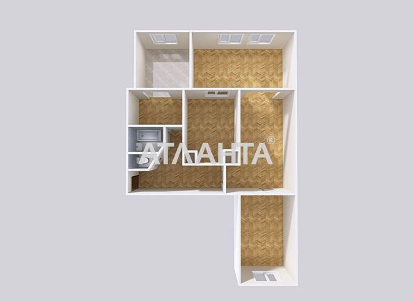 3-кімнатна квартира за адресою вул. Сортувальна 1-а (площа 83,6 м²) - Atlanta.ua - фото 21
