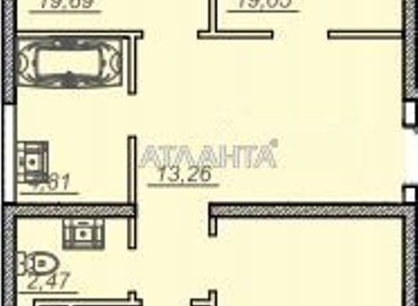 3-кімнатна квартира за адресою вул. Сахарова (площа 97,4 м2) - Atlanta.ua - фото 4