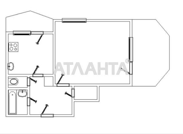 1-кімнатна квартира за адресою вул. Сахарова (площа 40 м²) - Atlanta.ua - фото 5