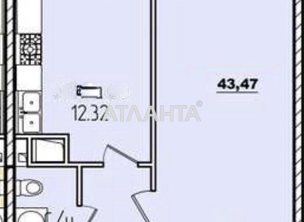 1-комнатная квартира по адресу ул. Генуэзская (площадь 43,5 м2) - Atlanta.ua - фото 6