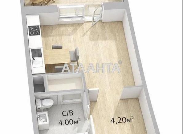 1-кімнатна квартира за адресою вул. Варненська (площа 28,1 м²) - Atlanta.ua - фото 13