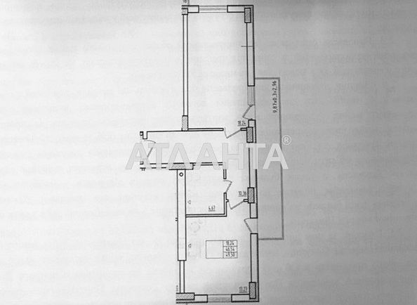 1-room apartment apartment by the address st. Lyustdorfskaya dor Chernomorskaya dor (area 49,5 m2) - Atlanta.ua - photo 2
