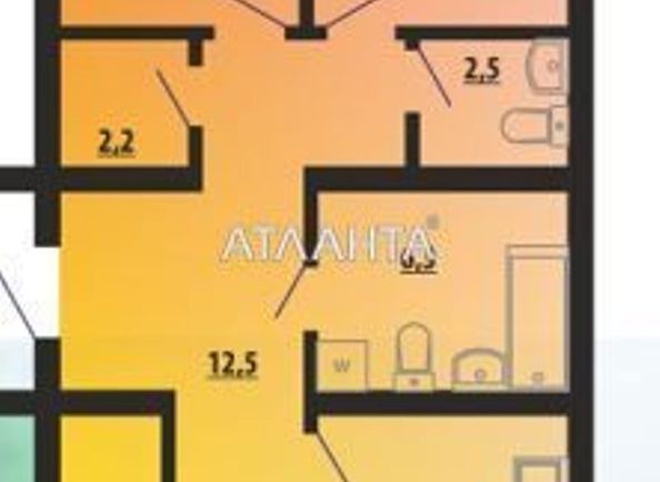 3-кімнатна квартира за адресою вул. Проектна (площа 93,5 м2) - Atlanta.ua - фото 10