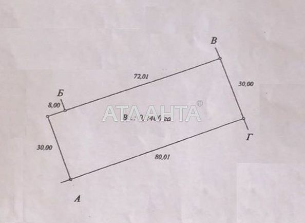 Landplot by the address st. 40 let pobedy (area 24,0 сот) - Atlanta.ua